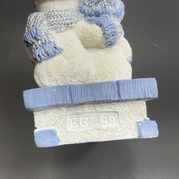 1999 The Encore Group The Sleigh Ride Snow Buddies Resin Figurine Decor Snowman - Picture 6 of 12